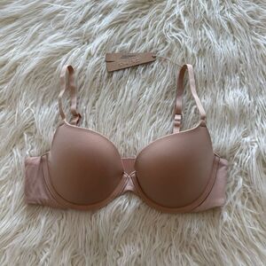 Skims Fits Everybody Push Up Demi Bra Mica Size 32A